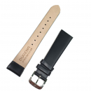 Dugena Ersatzband Lederband schwarz Stegbreite 20mm, Schlicht