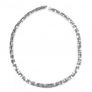 Esprit Damen Collier in 925 Silber ESNL91279A, 42-45cm, massiv
