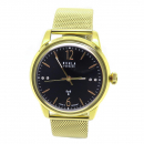 GARDE RUHLA Damen Armbanduhr Funkuhr 125-53BM, Milanaiseband Goldfarben