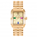 Philipp Plein Damen Armbanduhr PWMAA0522 OFFSHORE SQUARE Goldfarben