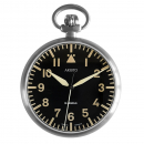 Aristo TAU-1 Taschenuhr mit Kette, Sellita-Werk Handaufzug, Leuchtziffern- und Zeiger