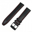 Festina Uhrenband Ersatzband Wechselband Lederband F20519 Schwarz Stegbreite 22mm