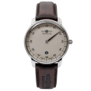 Zeppelin Herren Armbanduhr 8642-5 Monotimer ETA-Quarzwerk Glasboden Einzeiger